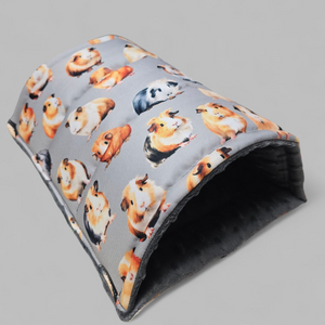 Nieopadający tunel stojący dla świnki morskiej, usztywniane ścianki