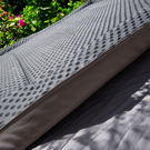 Mata do klatki dla świnki, jeża 120x60 wodoodporna jasna zieleń z rantami