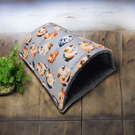 Nieopadający tunel stojący dla świnki morskiej, usztywniane ścianki