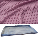 Mata do klatki dla świnek, królika 92x47 wodoodporna brudny róż