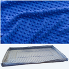 Mata do klatki dla świnek, królika 80x50 wodoodporna granatowa