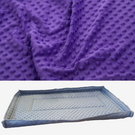 Mata do klatki dla świnek, królika 80x50 wodoodporna pudrowy róż