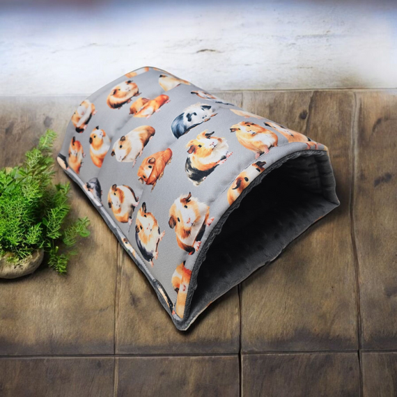 Nieopadający tunel stojący dla świnki morskiej, usztywniane ścianki