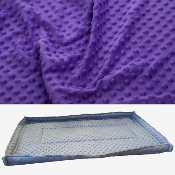 Mata do klatki dla świnek, królika 80x50 wodoodporna pudrowy róż