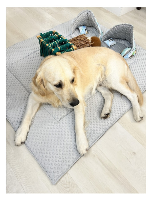 Mata do klatki dla świnki, jeża 100x50 wodoodporna jasna zieleń