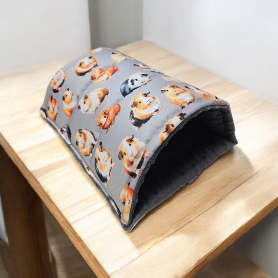 Nieopadający tunel stojący dla świnki morskiej, usztywniane ścianki