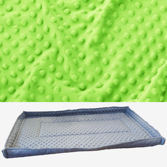 Mata do klatki dla świnki, jeża 120x60 wodoodporna jasna zieleń z rantami