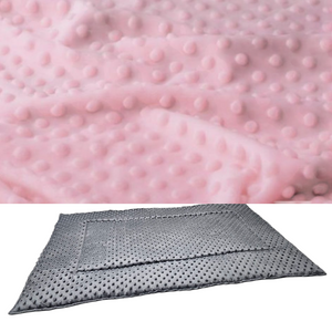 Mata do klatki dla świnek, królika 80x50 wodoodporna jasna różowa