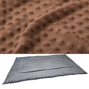 Mata do klatki dla świnki, jeża 110x50 wodoodporna brązowa