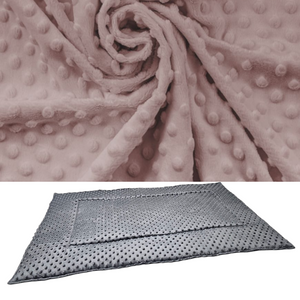 Mata do klatki dla świnki, jeża 100x60 wodoodporna pudrowy róż