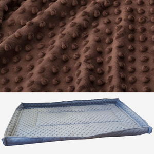 Mata do klatki dla świnki, jeża 110x50 wodoodporna brązowa