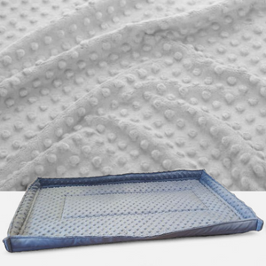 Mata do klatki dla świnek, królika 110x75 wodoodporna jasny szary