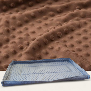 Mata do klatki dla świnek, królika 78x48 wodoodporna brązowa