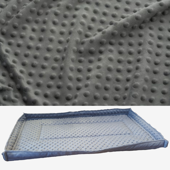 Mata do klatki dla świnek, królika 145x110 wodoodporna ciemno szara